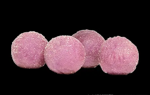 紫薯豌豆球图片