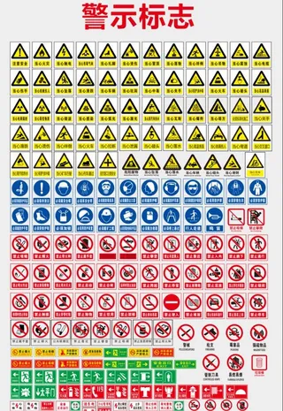 警示标志  注意安全图片