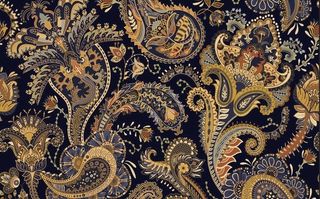 数码印花 腰果花图片