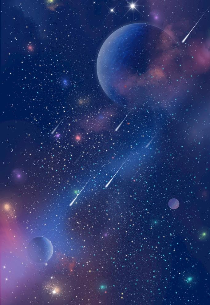 简约科技星空背景图片