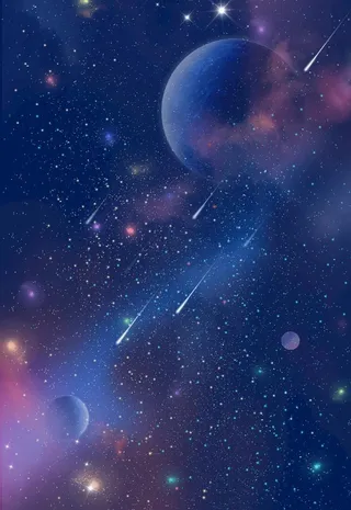 简约科技星空背景图片