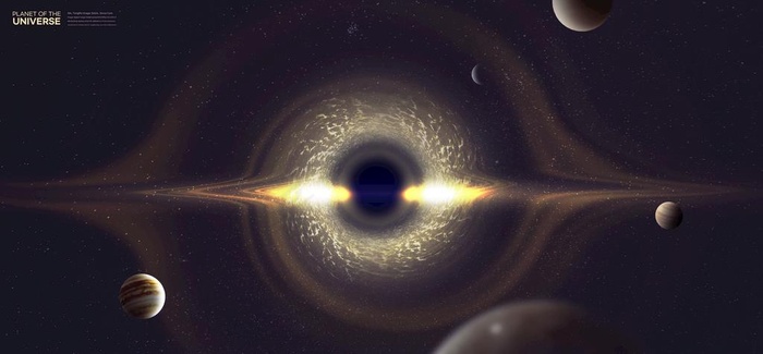 宇宙黑洞星空   图片psd模版下载