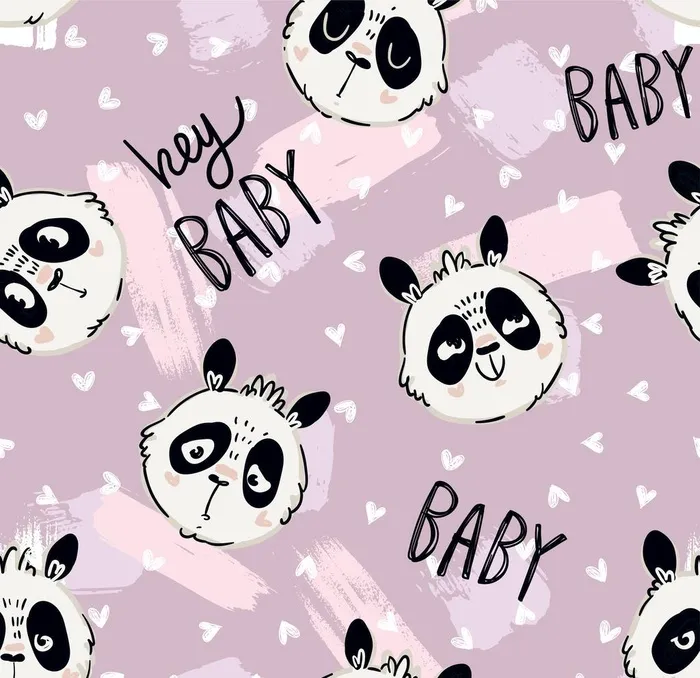 熊猫图片ai矢量模版下载