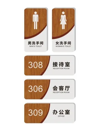卫生间洗手间厕所门牌标识牌图片