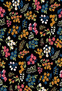 小碎花手绘花数码印花图片