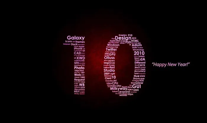 10字体设计图片