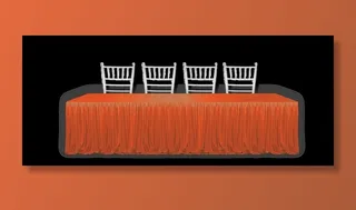 婚礼签到台桌椅图片