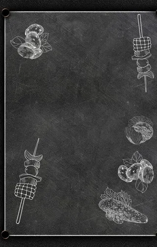 黑色美食背景图片