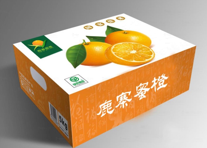 蜜橙包装纸箱效果图图片(690x517)psd模版下载