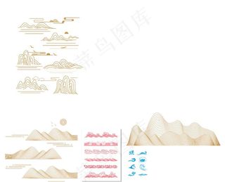 金色线条图图片