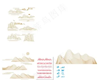 金色线条图图片