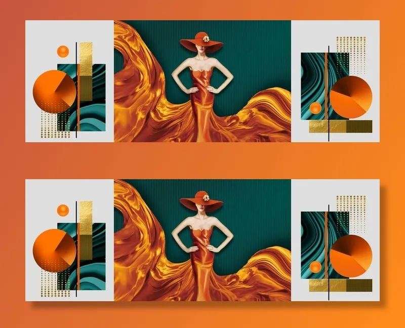 美女装饰画图片