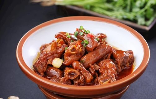 红烧猪脚图片