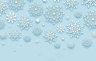 雪花背景图片