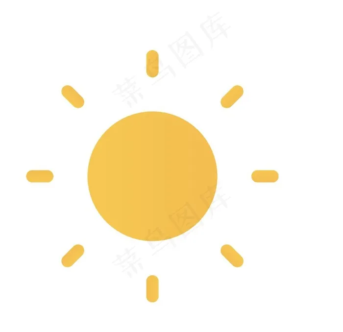 天气图标元素图片ai矢量模版下载