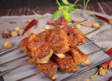 烤羊排串图片 烤羊排串图片