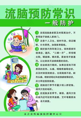 流脑预防常识图片