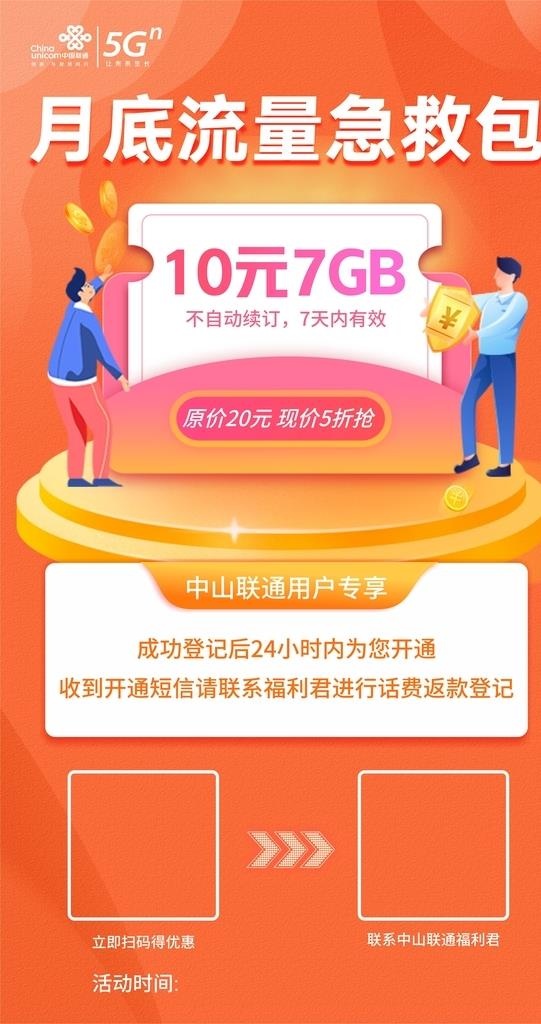 月底流量急救包ui图片cdr矢量模版下载