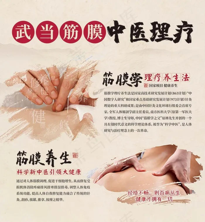 武当筋膜中医理疗图片(9921x11055)psd模版下载