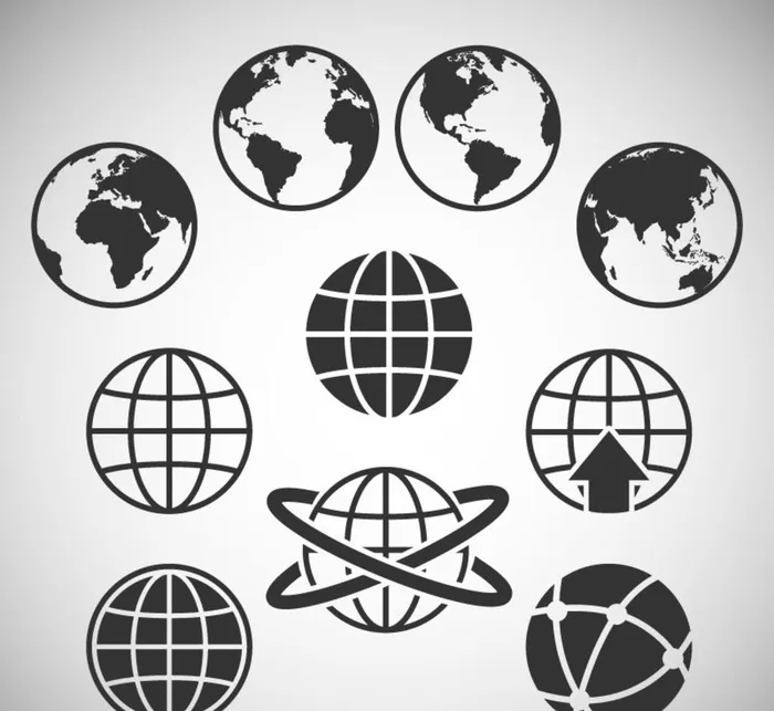 地球图片ai矢量模版下载
