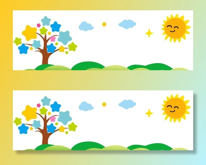 幼儿园文化墙图片(13946x5046)psd模版下载