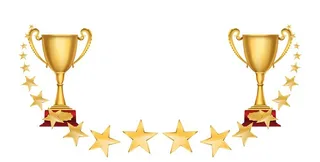 奖杯五星级别图片
