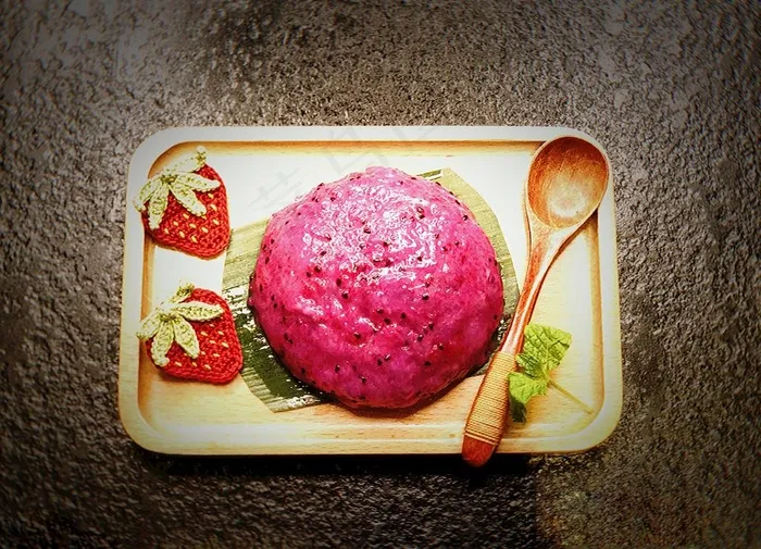 火龙果虾滑图片