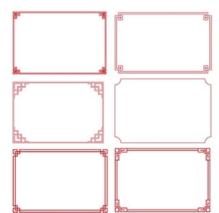 中式边框 图片