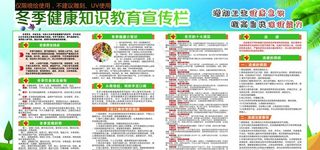 冬季健康知识教育宣传栏图片