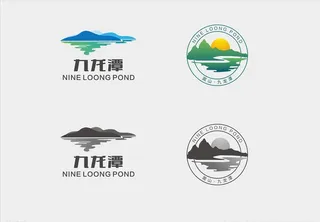 旅游景区logo图片