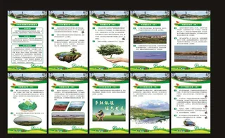 环保展板 绿色展板图片