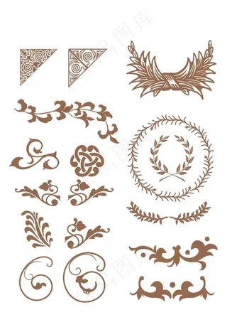 欧式花纹图片