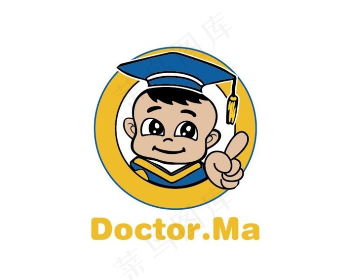 马博士LOGO图标图片ai矢量模版下载
