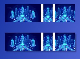 扁平2.5d插画图片