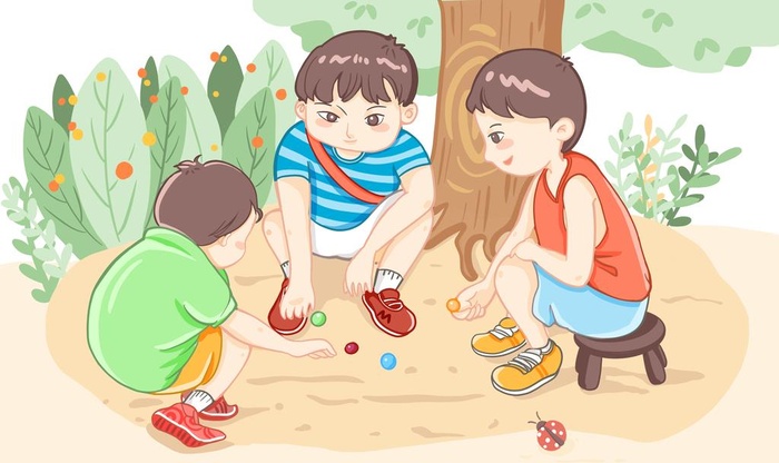 童年弹珠图片