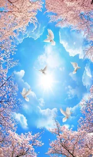 天空吊顶 天空穹顶 穹顶壁画图片 天空吊顶 天空穹顶 穹顶壁画图片