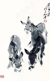 毛驴图图片 毛驴图图片