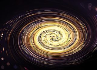 金色动感漩涡背景图片