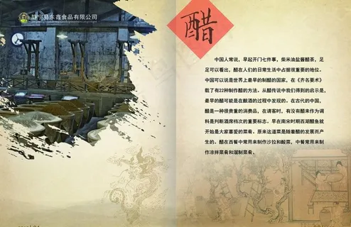 东鑫食品醋文化宣传册图片