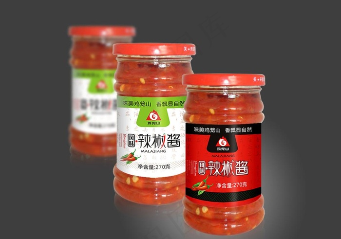 辣椒酱瓶贴设计图片瓶身贴cdr矢量模版下载