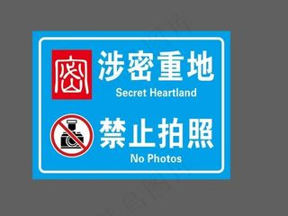 涉密重地图片
