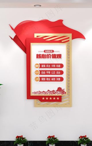 *核心价值观文化墙图片