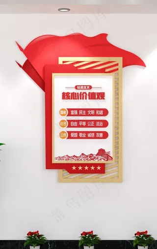 *核心价值观文化墙图片
