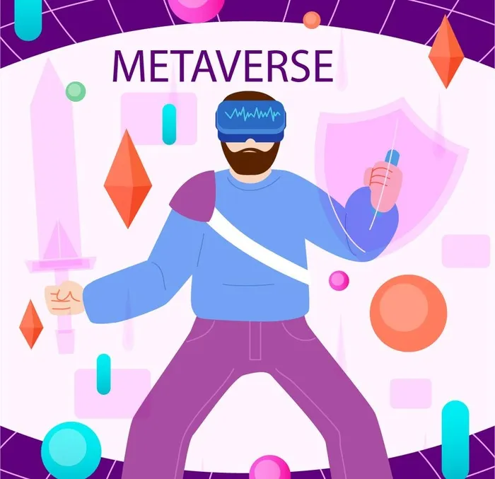 元宇宙VR图片ai矢量模版下载