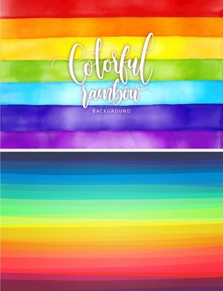 彩虹色背景图片