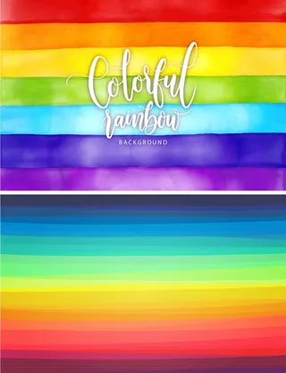 彩虹色背景图片