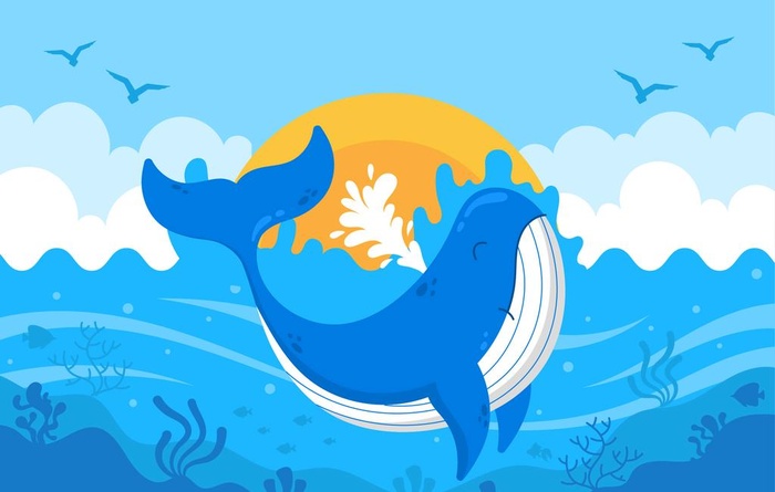 海洋背景 图片ai矢量模版下载