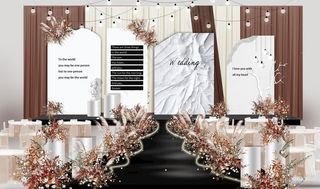 侘寂风婚礼图片