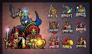 矢量古典战神系列图片