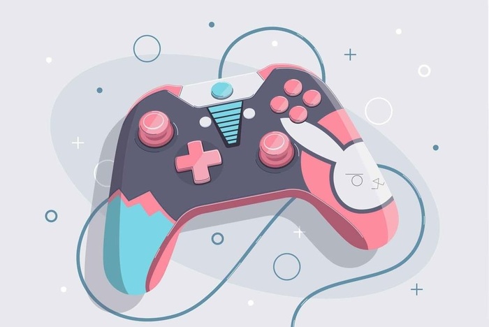 游戏手柄插画图片